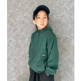 15-13D/グリーン/C | マウンテンパーカー キッズ ウィンドブレーカー | ZI-ON