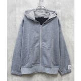 7-1杢グレー | ジップアップパーカー キッズ ジップパーカー | ZI-ON