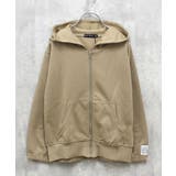 7-3ベージュ | ジップアップパーカー キッズ ジップパーカー | ZI-ON