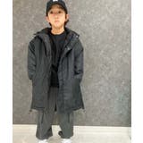 4-4ブラック | 中綿モンスターパーカー キッズ 子供服 | ZI-ON