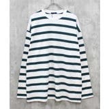 12-1オフホワイト/A | ボーダーロンT メンズ Tシャツ | ZI-ON