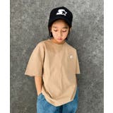 8-3ベージュ | STARTER オーバーサイズTシャツ キッズ | ZI-ON