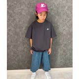 8-7チャコール | STARTER オーバーサイズTシャツ キッズ | ZI-ON