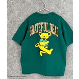 16-3D/グリーン/A | GRATEFULDEAD オーバーサイズTシャツ キッズ | ZI-ON