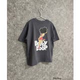 8-7チャコール/B | BETTYBOOP オーバーサイズTシャツ キッズ | ZI-ON