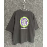 16-8チャコール/B | トム&ジェリー オーバーサイズTシャツ キッズ | ZI-ON