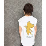 8-1オフホワイト/A | トム&ジェリー ノースリーブTシャツ キッズ | ZI-ON