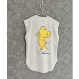 8-2杢グレー/A | トム&ジェリー ノースリーブTシャツ キッズ | ZI-ON