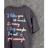 14-14ブラック/D | SHISKY オーバーサイズエンプティショルダープリントTシャツ キッズ | ZI-ON