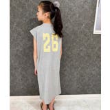 8-2杢グレー/A | SHISKY オーバーサイズスリーブレスドレス キッズ | ZI-ON