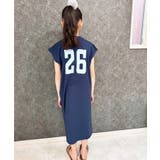 8-3ネイビー/A | SHISKY オーバーサイズスリーブレスドレス キッズ | ZI-ON