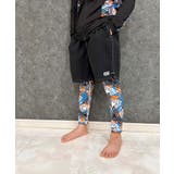 4-3オレンジ/B | SHISKY ラッシュガードレギンスパンツ キッズ | ZI-ON