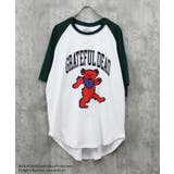 14-9ホワイト×D/グリーン/C | GRATEFULDEAD オーバーサイズTシャツ メンズ | ZI-ON