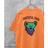 16-11オレンジ/C | GRATEFULDEAD オーバーサイズTシャツ メンズ | ZI-ON