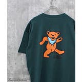 16-15D/グリーン/D | GRATEFULDEAD オーバーサイズTシャツ メンズ | ZI-ON