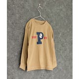 8-2ベージュ/A | POPEYE オーバーサイズロングスリーブTシャツ キッズ | ZI-ON