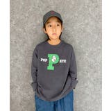 8-4チャコール/A | POPEYE オーバーサイズロングスリーブTシャツ キッズ | ZI-ON