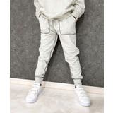 8-1オートミール | 春のミニ裏毛スウェットパンツ キッズ 子供服 | ZI-ON