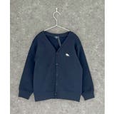 6-3ネイビー | POLOCHAMPS 裏起毛カーディガン キッズ | ZI-ON