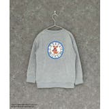 8-5杢グレー/B | GRATEFULDEAD オーバーサイズ裏起毛トレーナー キッズ | ZI-ON