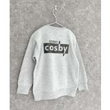 16-2杢グレー/A | COSBY オーバーサイズ裏起毛トレーナー キッズ | ZI-ON