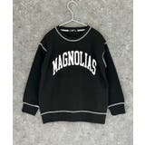 18-3ブラック/A | オーバーサイズ裏起毛トレーナー キッズ 子供服 | ZI-ON