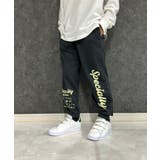 6-5チャコール | プリントスウェットパンツ キッズ 長ズボン | ZI-ON