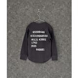 9-2チャコール/A | プリントヘムロンT キッズ 子供服 | ZI-ON