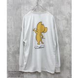 16-1オートミール/A | TOM&JERRY バックプリントBIGトレーナー メンズ | ZI-ON