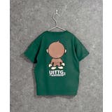 16-6D/グリーン/B | UITTG Tシャツ キッズ | ZI-ON