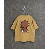 16-6ベージュ/B | UITTG オーバーサイズTシャツ キッズ | ZI-ON
