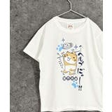 8-5オフホワイト/C | ねこぶちさん 猫渕さん Tシャツ | ZI-ON