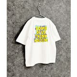 9-1オフホワイト/A | オーバーサイズプリントTシャツ キッズ 子供服 | ZI-ON