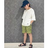 6-1ホワイト×イエロー | レオパードセットアップ SETUP キッズ | ZI-ON