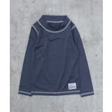 8-7チャコール | 長袖ラッシュガード キッズ水着 子供用 | ZI-ON