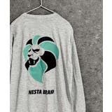 8-2杢グレー/A | NESTA ロンT キッズ | ZI-ON