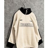 4-1G/ベージュ | マイクロフリース ハーフジップトレーナー キッズ | ZI-ON