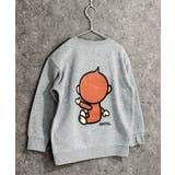 8-6杢グレー/B | UITTG 裏起毛トレーナー キッズ | ZI-ON