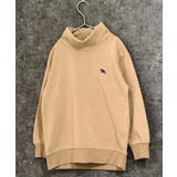 6-3ベージュ | POLOCHAMPS ハイネック裏起毛トレーナー キッズ | ZI-ON