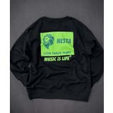 8-8ブラック/B | NESTA 裏起毛トレーナー キッズ | ZI-ON