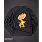 8-8チャコール/B | TOM&JERRY 裏起毛トレーナー キッズ | ZI-ON
