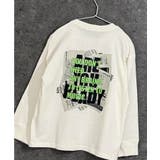 16-1オフホワイト/A | プリントBIGロンT キッズ 子供服 | ZI-ON