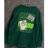 16-6D/グリーン/B | プリントBIGロンT キッズ 子供服 | ZI-ON