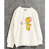 8-5オフホワイト/B | TOM&JERRY BIGロンT トム&ジェリー | ZI-ON