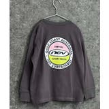 8-8チャコール/B | NEVSURF プリントBIGロンT キッズ | ZI-ON