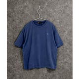 5-3ネイビー | POLOCHAMPS ピグメント染め 半袖Tシャツ | ZI-ON