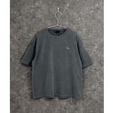 5-4チャコール | POLOCHAMPS ピグメント染め 半袖Tシャツ | ZI-ON
