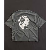 6-5チャコール/B | NESTA ピグメント染め 半袖Tシャツ | ZI-ON