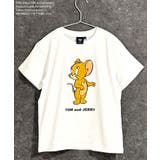 8-1オフホワイト/A | TOM&JERRY プリントTシャツ キッズ | ZI-ON