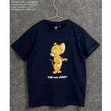 8-3ネイビー/A | TOM&JERRY プリントTシャツ キッズ | ZI-ON